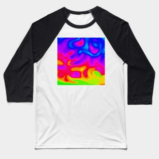 Rainbow multicolour gradient Baseball T-Shirt